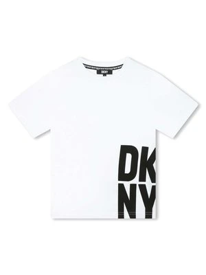 T-shirt z nadrukiem DKNY