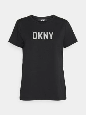 T-shirt z nadrukiem DKNY