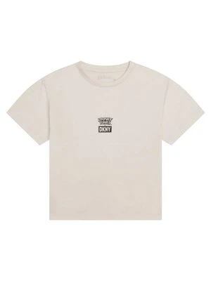 T-shirt z nadrukiem DKNY