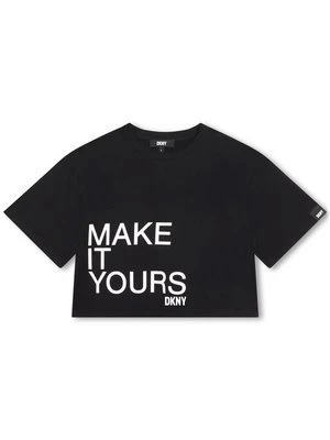 T-shirt z nadrukiem DKNY