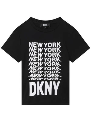 T-shirt z nadrukiem DKNY