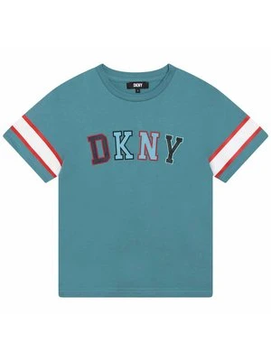 T-shirt z nadrukiem DKNY