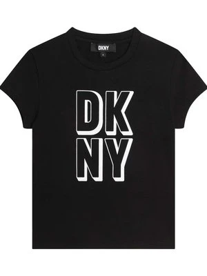 T-shirt z nadrukiem DKNY