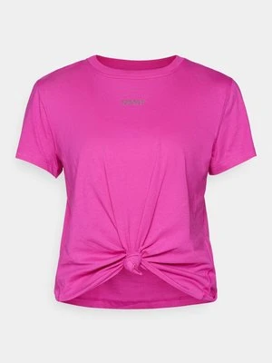 T-shirt z nadrukiem DKNY