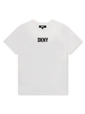 T-shirt z nadrukiem DKNY