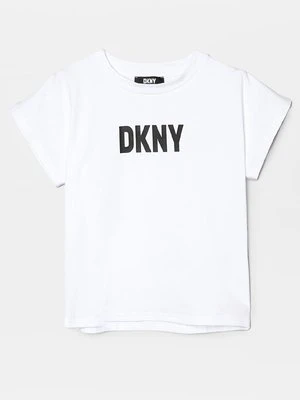 T-shirt z nadrukiem DKNY