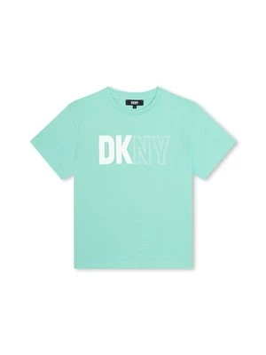 T-shirt z nadrukiem DKNY