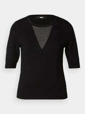 T-shirt z nadrukiem DKNY
