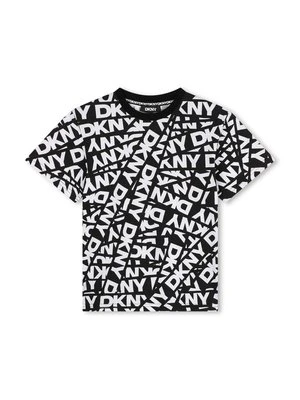 T-shirt z nadrukiem DKNY