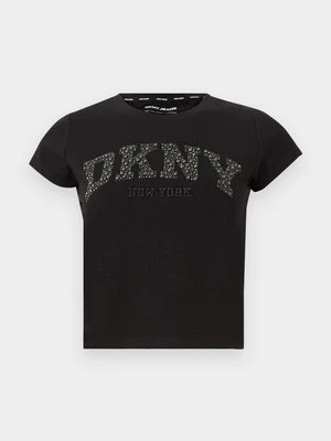 T-shirt z nadrukiem DKNY