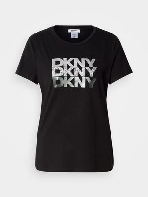 T-shirt z nadrukiem DKNY