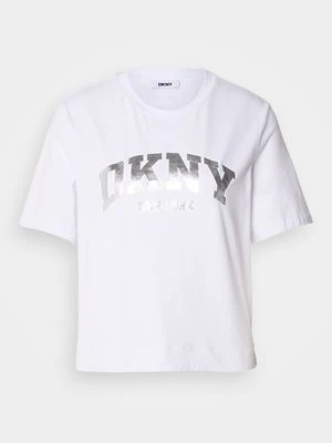 T-shirt z nadrukiem DKNY