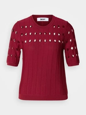 T-shirt z nadrukiem DKNY