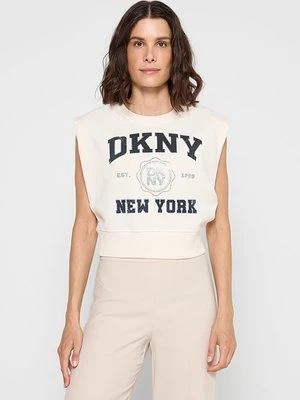T-shirt z nadrukiem DKNY