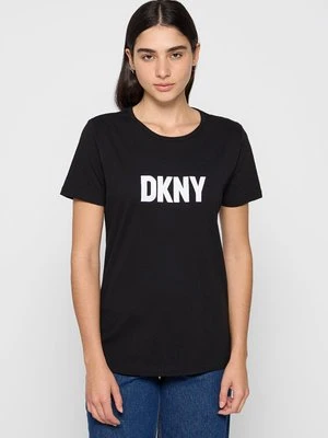 T-shirt z nadrukiem DKNY