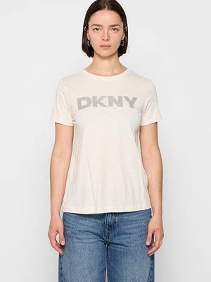 T-shirt z nadrukiem DKNY