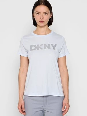 T-shirt z nadrukiem DKNY