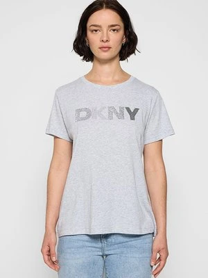 T-shirt z nadrukiem DKNY