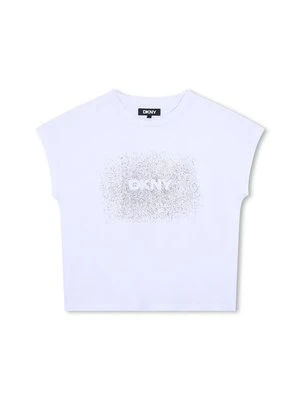 T-shirt z nadrukiem DKNY