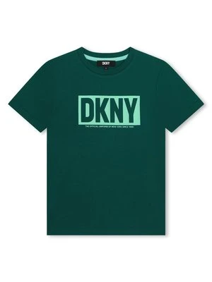 T-shirt z nadrukiem DKNY