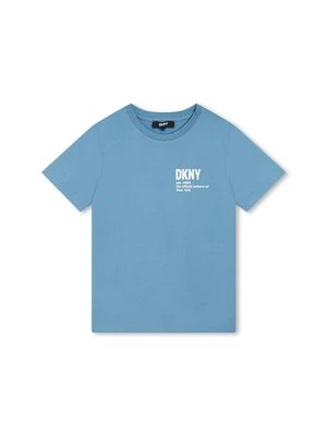 T-shirt z nadrukiem DKNY