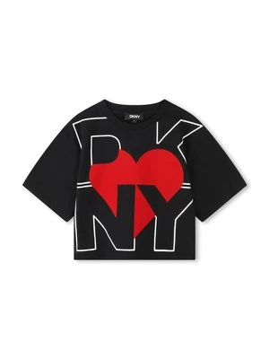 T-shirt z nadrukiem DKNY