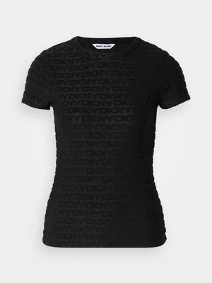 T-shirt z nadrukiem DKNY