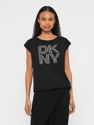 T-shirt z nadrukiem DKNY