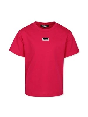 T-shirt z nadrukiem DKNY