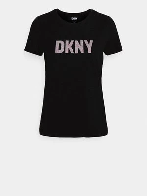 T-shirt z nadrukiem DKNY