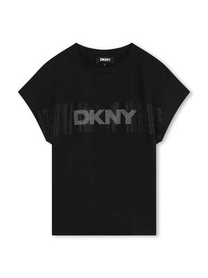 T-shirt z nadrukiem DKNY