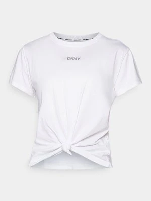 T-shirt z nadrukiem DKNY