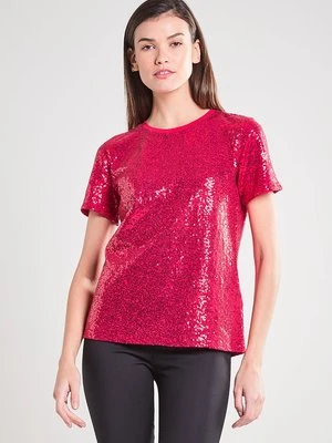 T-shirt z nadrukiem DKNY