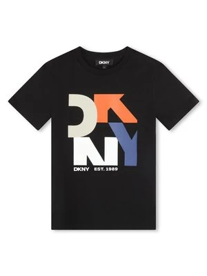 T-shirt z nadrukiem DKNY