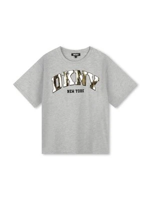 T-shirt z nadrukiem DKNY