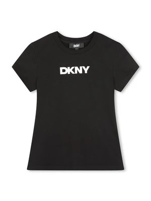 T-shirt z nadrukiem DKNY