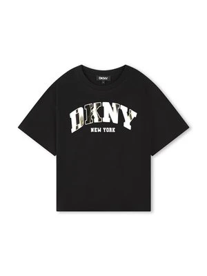 T-shirt z nadrukiem DKNY