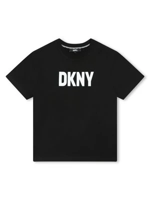 T-shirt z nadrukiem DKNY