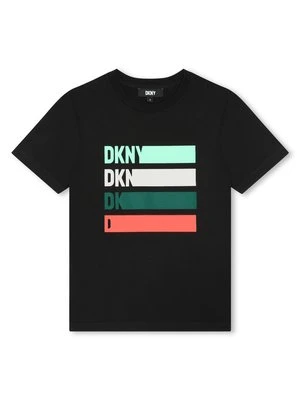 T-shirt z nadrukiem DKNY