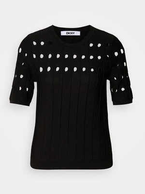 Zdjęcie produktu T-shirt z nadrukiem DKNY czarny