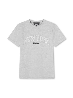 T-shirt z nadrukiem DKNY