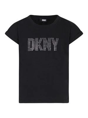 T-shirt z nadrukiem DKNY