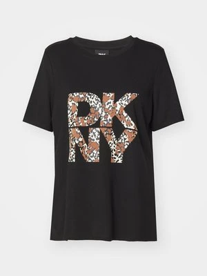 T-shirt z nadrukiem DKNY