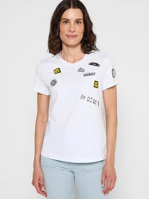 T-shirt z nadrukiem DKNY