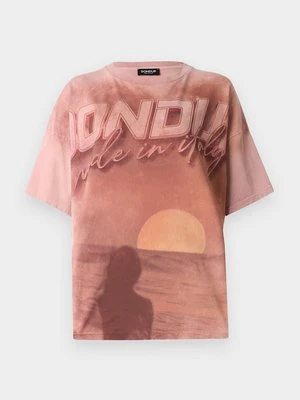 T-shirt z nadrukiem Dondup