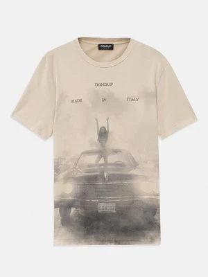 T-shirt z nadrukiem Dondup