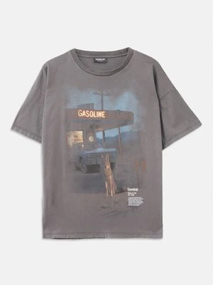 T-shirt z nadrukiem Dondup