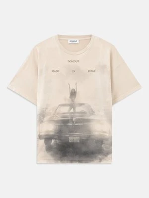 T-shirt z nadrukiem Dondup
