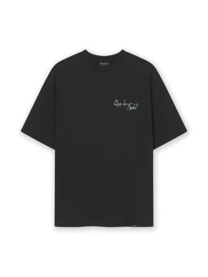 T-shirt z nadrukiem Don't Waste Culture czarny