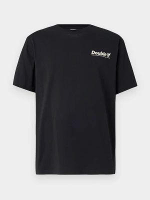 T-shirt z nadrukiem Double A By Wood Wood czarny